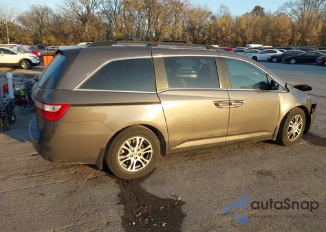 2013 Honda Odyssey Ex-L из США, поврежденный, VIN 5FNRL5H6XDB048035